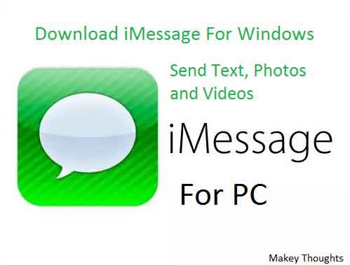 imessage download on pc