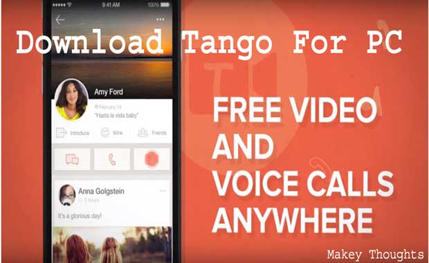 How do you download Tango on a laptop?