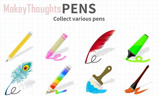 Choose brain dots pens